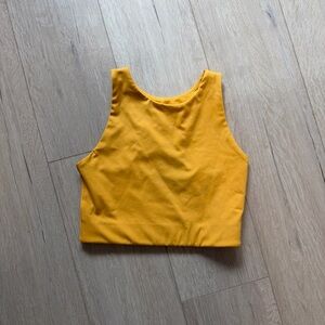 Girlfriend Collective | Dylan Tank Bra | Yellow